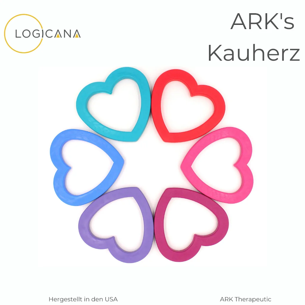 Logicana-ARK Kauherzen in verschiedenen Farben und Härtegraden