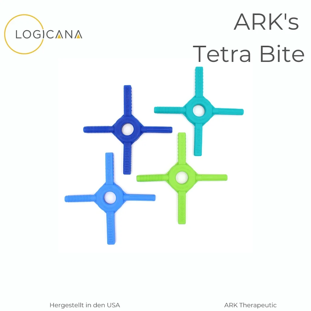 Logicana-ARK's TetraBite®-Beißring-Greifling-Kaukreuz-zahnen-baby zahnen