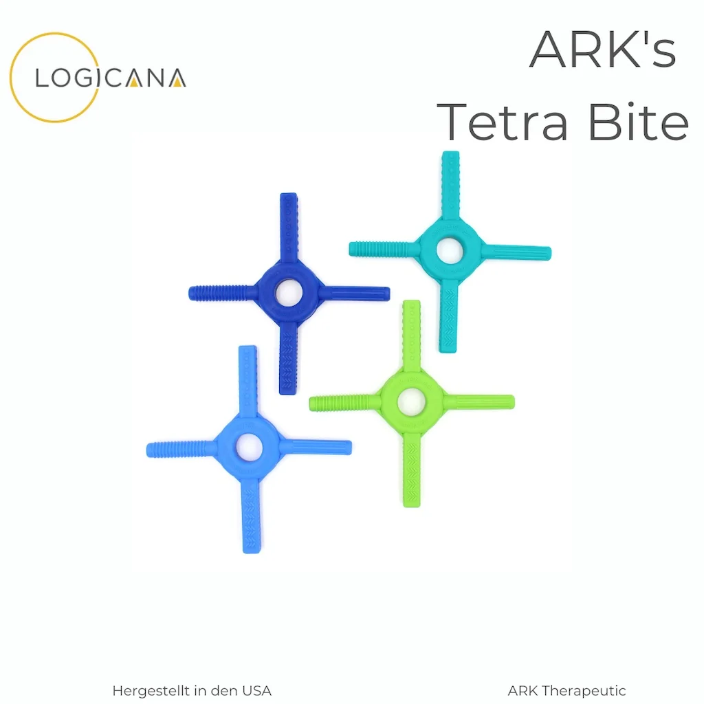 Logicana-ARK's Tetra-Bite® Chewy Fidget-chews-oral motor chew-grasping toy