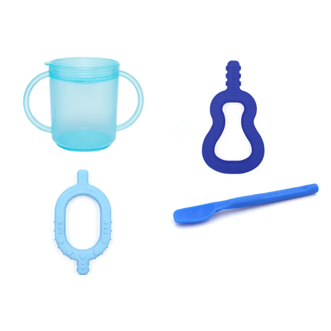 Logicana-Beikoststart-baby löffel-greifling-beissring Logicana-Baby Set-feeding kit- teething