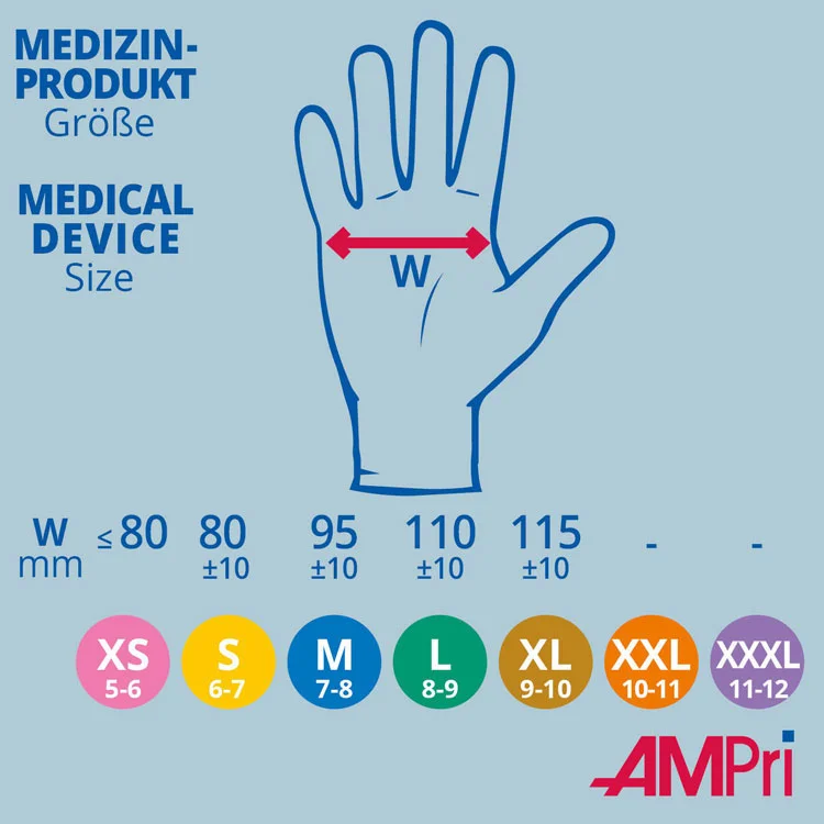 Logicana-Nitrile gloves-multicoloured-exam gloves-disposable gloves