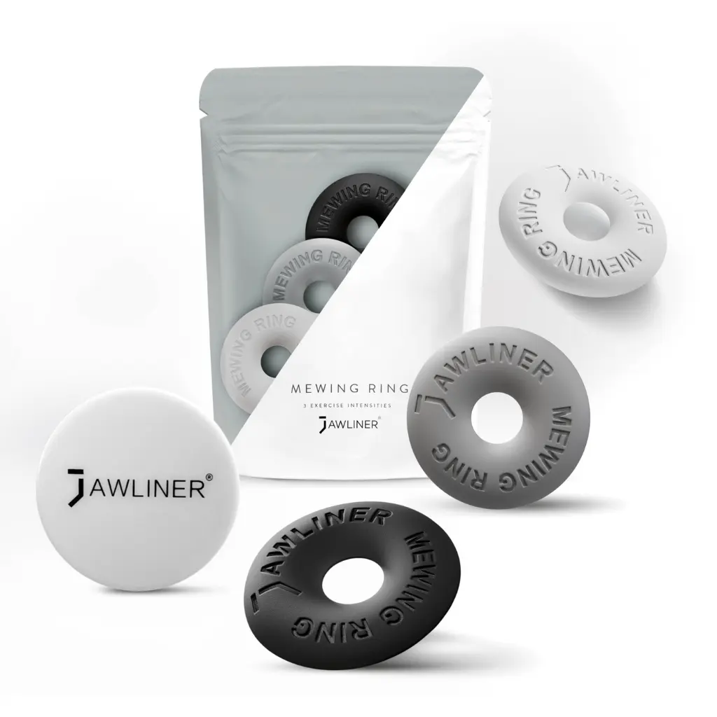 Logicana-Jawliner®-Mewing Ring Mewing-mewing ring-mewing before after-mewing tutorial-how to mew-mewing anleitung