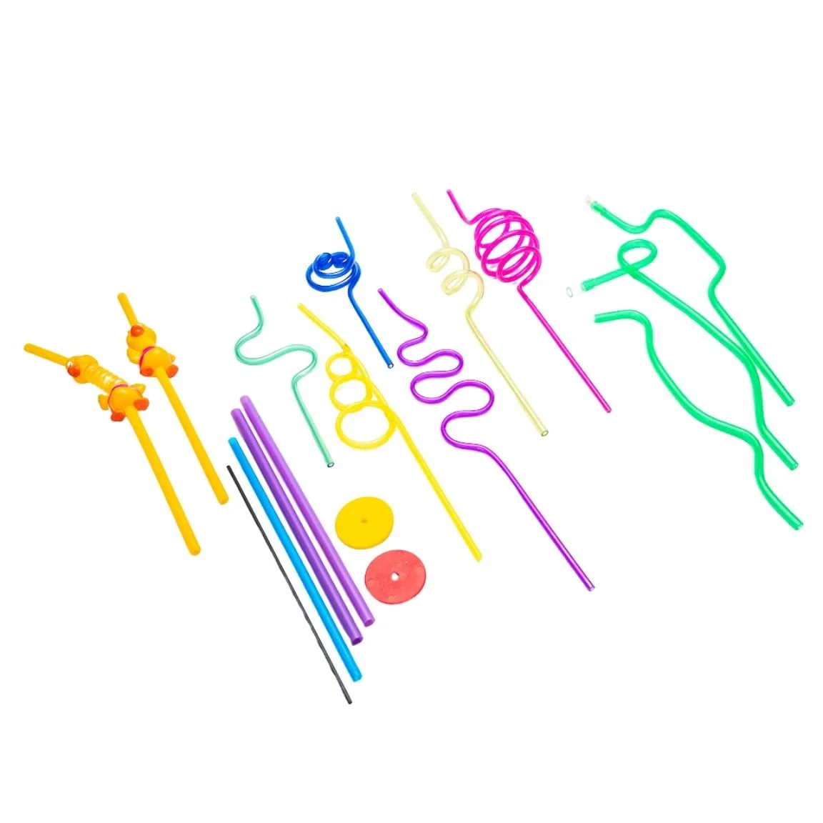TalkTools® Straw Set – Nahaufnahme der unterschiedlichen Halme und Widerstände