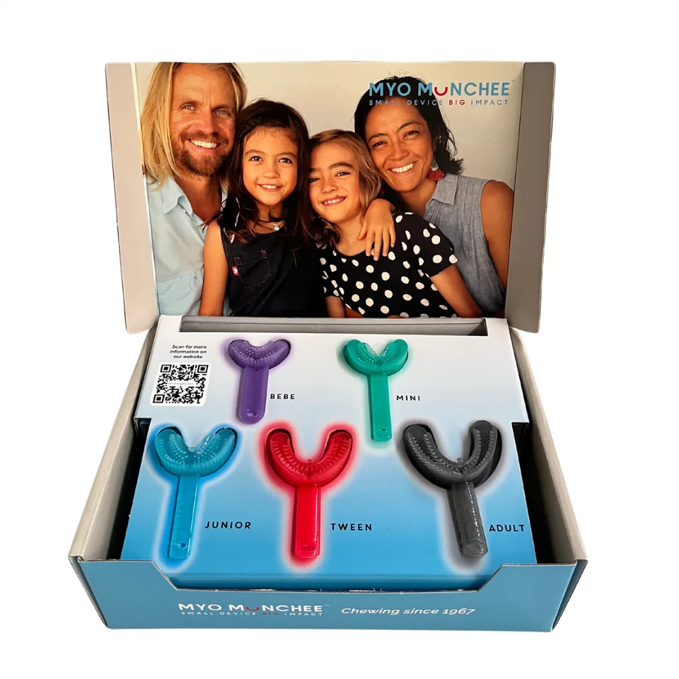 Logicana-Myo Munchee-jawline training Logicana-Myo Munchee-jawline trainer-craniofacial development-myofunctional therapy-dental hygiene