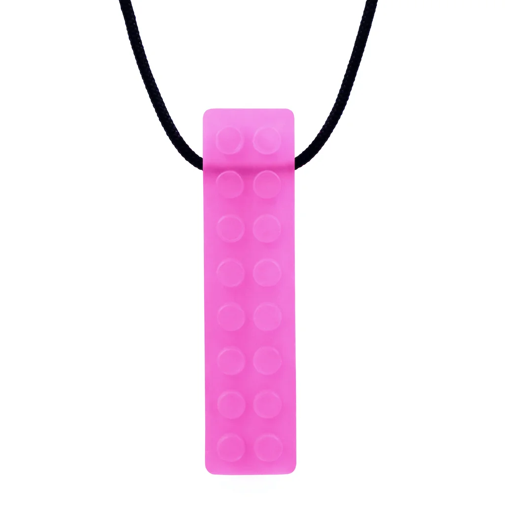 Logicana-ARK's Brick Stick® Textured Chew Necklace-chew necklace-nail biting-pencil chewing-oral fidget