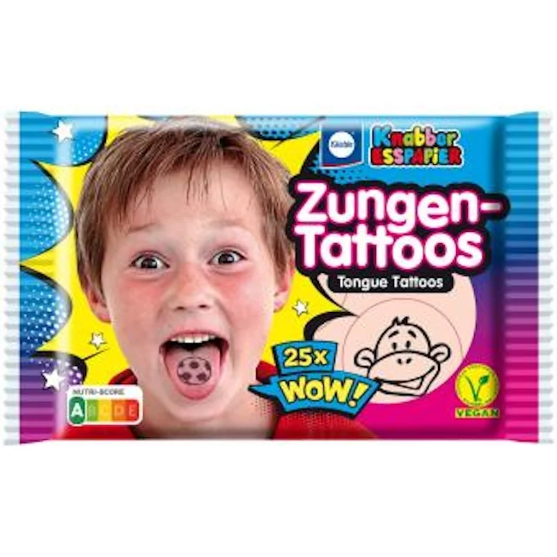 Edible paper-Tongue tattoos