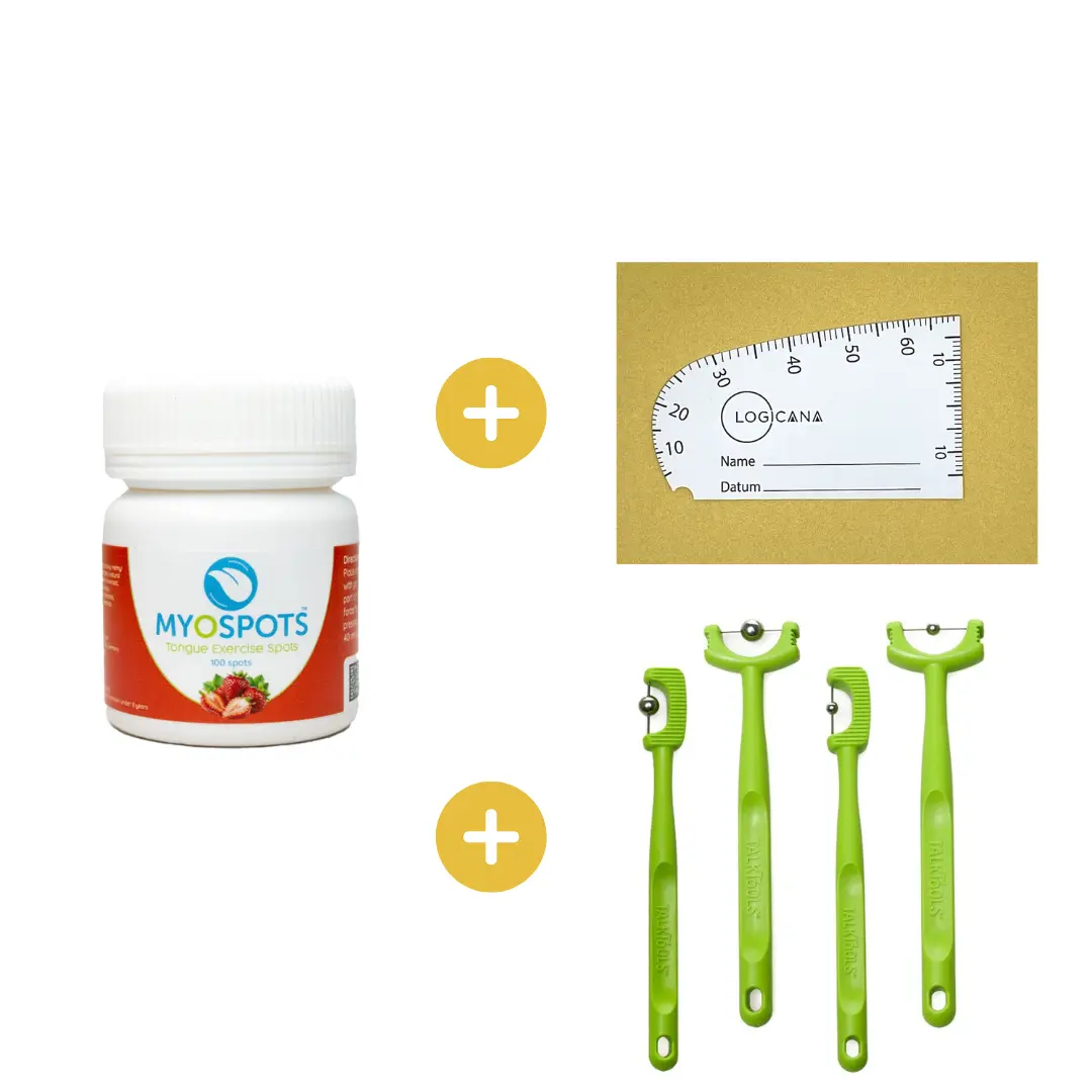 Logicana-frenotomy set-oral motor skills Logicana-Frenotomy Set-tongue resting position-jaw grading-oral motor skills