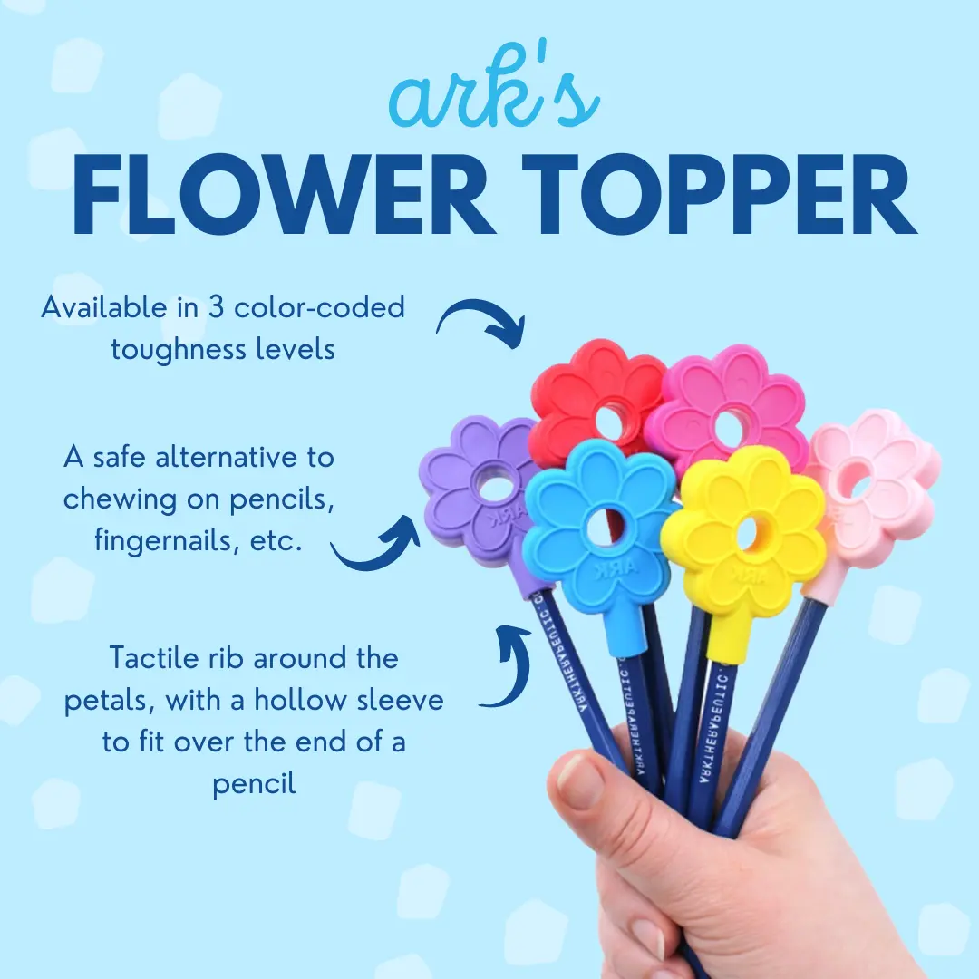 ARK Flower pencil topper XT medium – front view medium firmness for moderate chewing