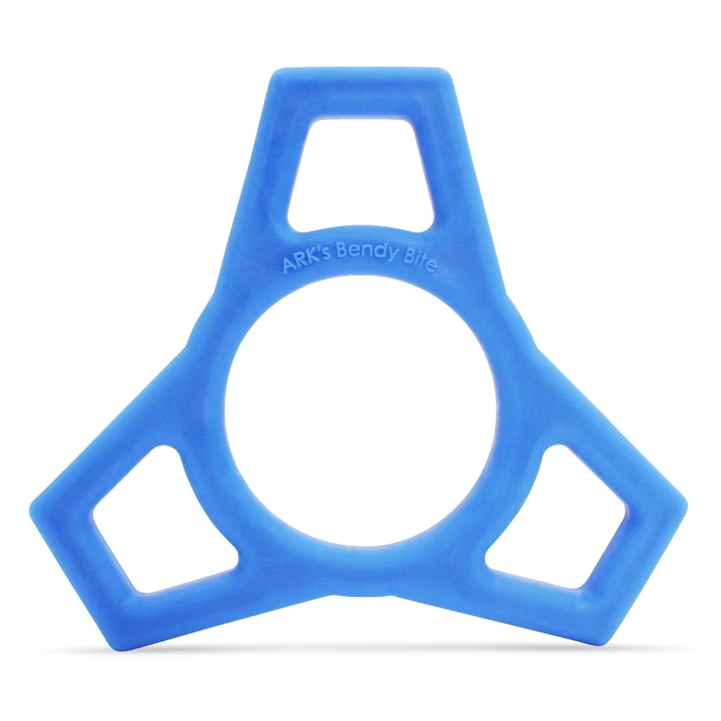 ARK Bendy Bite blau – feste Variante fuer kraeftigere Kauer, trotzdem flexibel biegbar