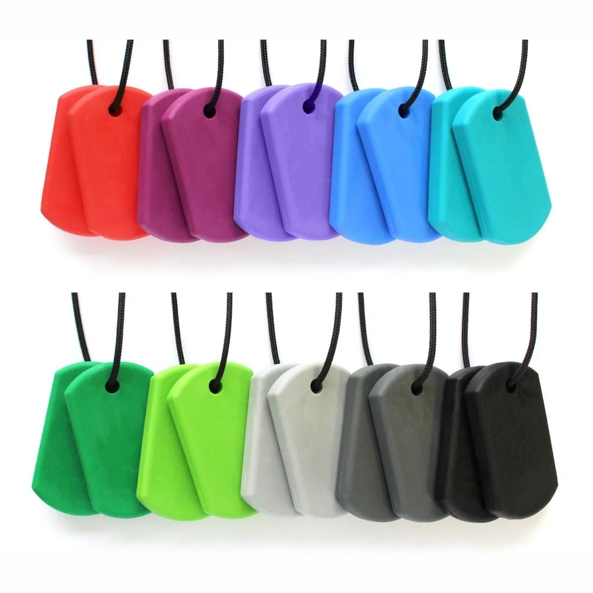 ARK Twin Anhaenger standard weich duennster anhaenger 0.76cm fuer schneidezähne praemolaren glatt beidseitig 2 tags