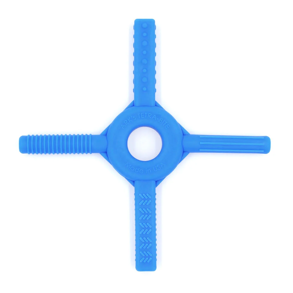 Logicana-ARK's TetraBite® Chewy Fidget-grasping toy Logicana-ARK's Tetra-Bite® Chewy Fidget-chews-oral motor chew-grasping toy