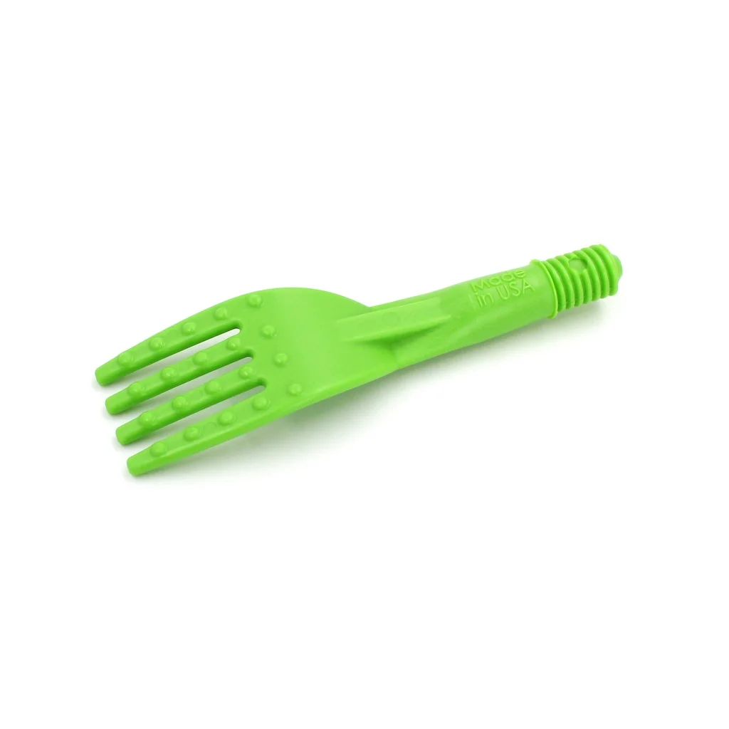 ARK Fork Tip textured – front view, textured prongs for sensory stimulation