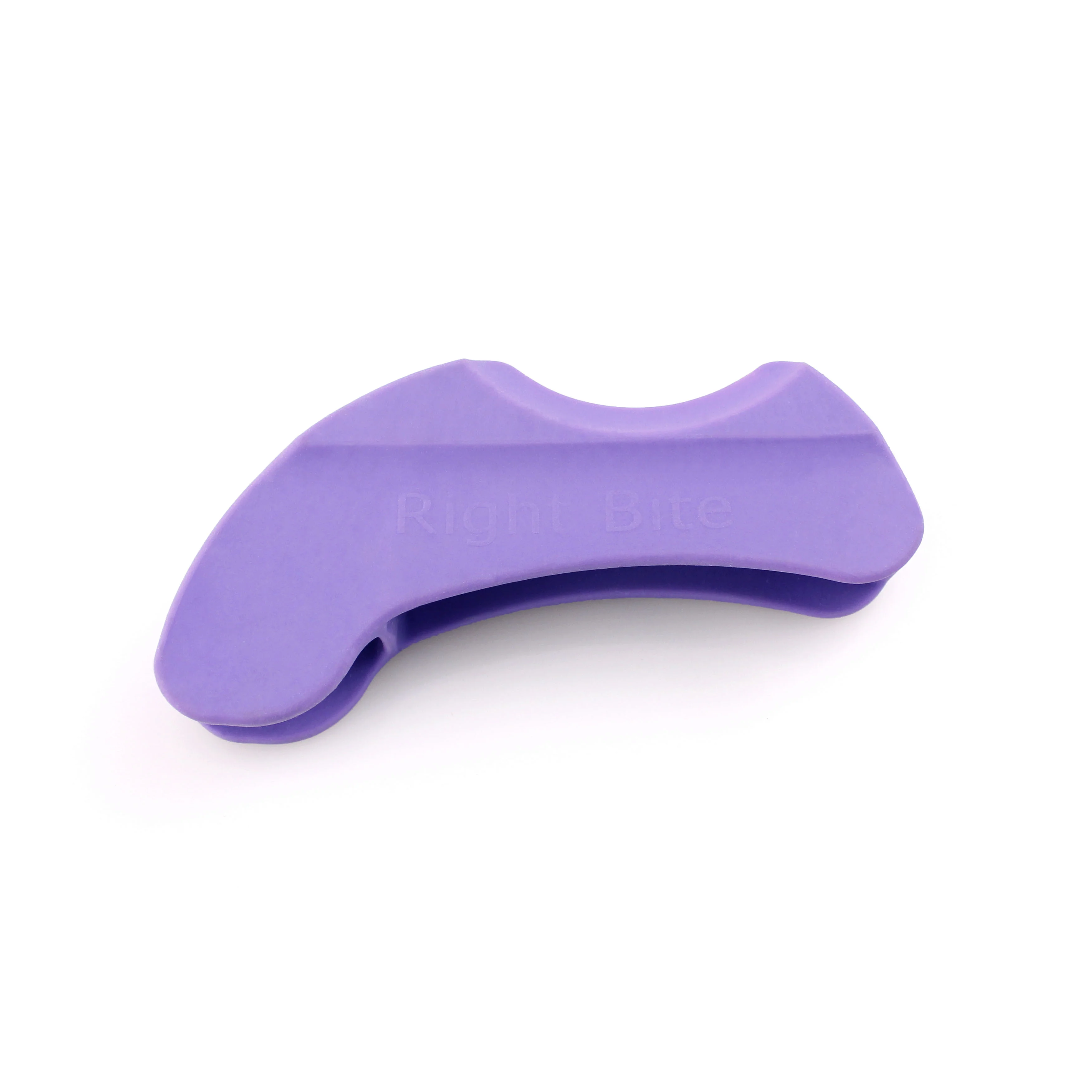 ARK Right Bite in der hand gehalten groessenvergleich zeigt kompaktes design ca 10 x 5 cm fuer therapie und alltag