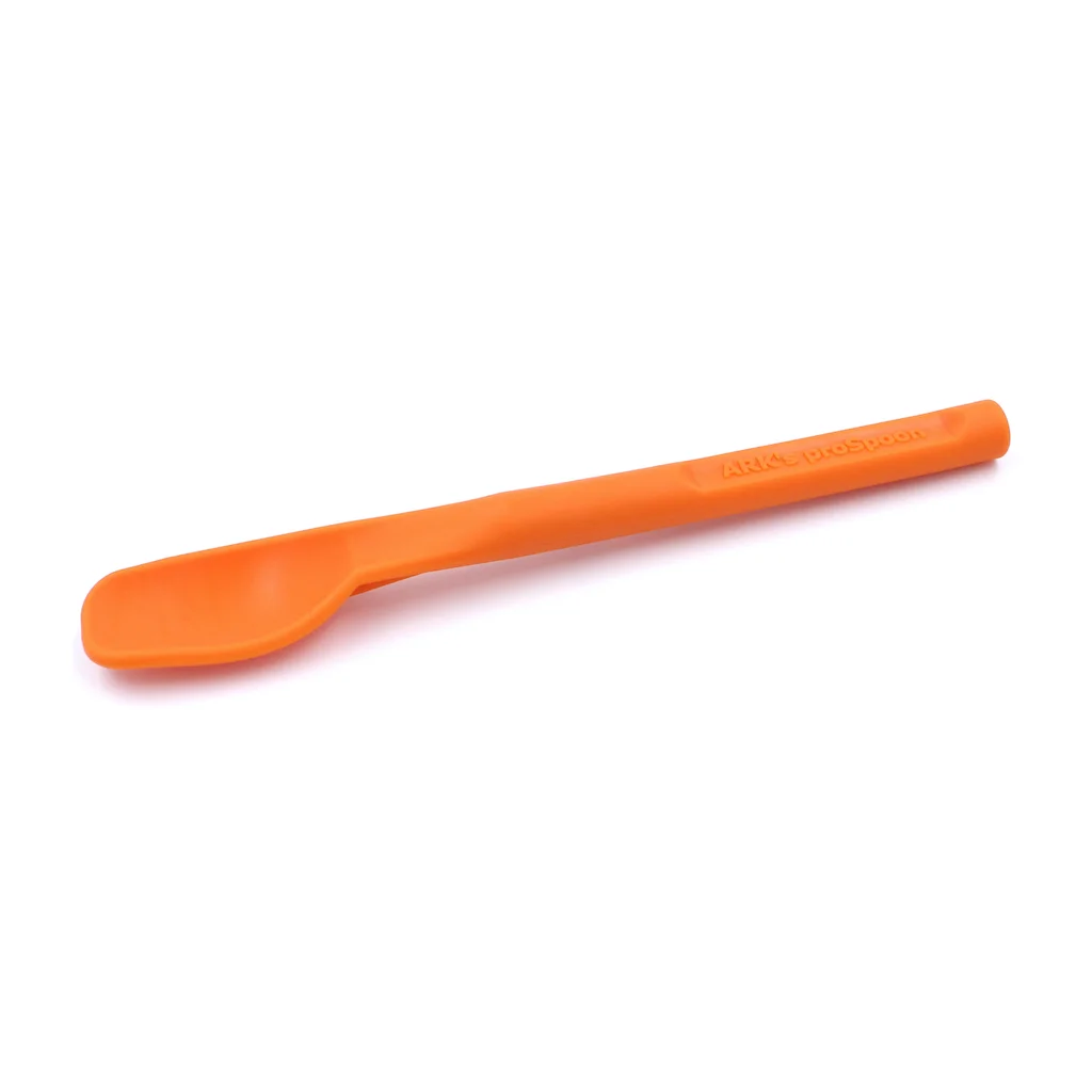ARK proSpoon textured note not a vibrating spoon vibration available via Z Vibe spoon attachments