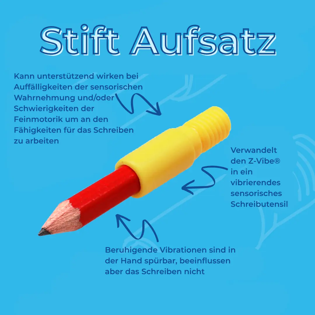 ARK Bleistift Aufsatz – unterstützt Schreiben lernen bei Vorschulkindern und Senioren