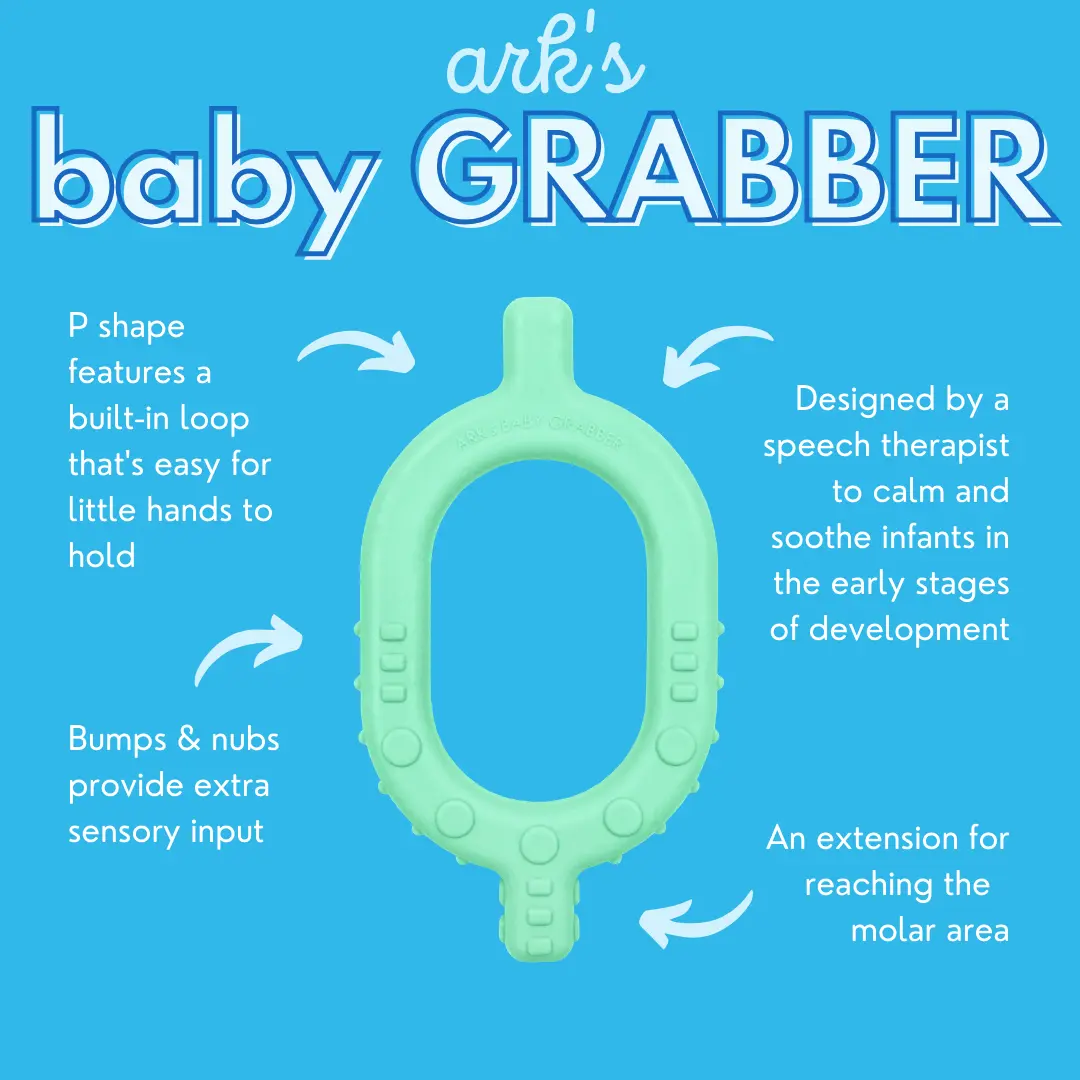 ARK Baby Grabber – supports early oral motor skills for feeding & speech