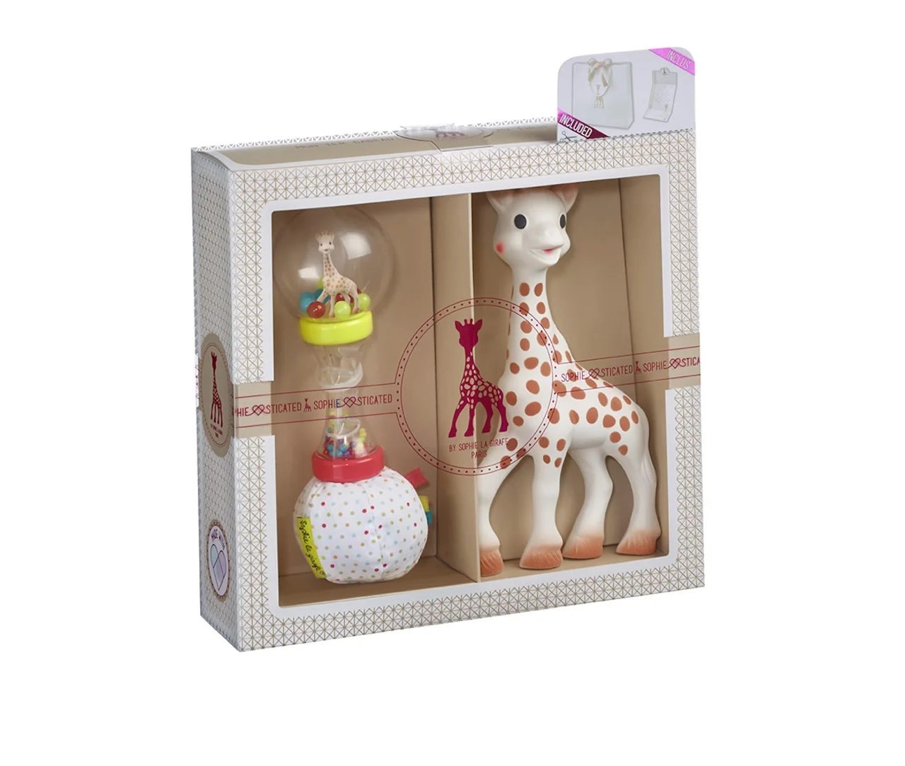 Sophie la girafe Beißspielzeug aus Naturkautschuk für Babys