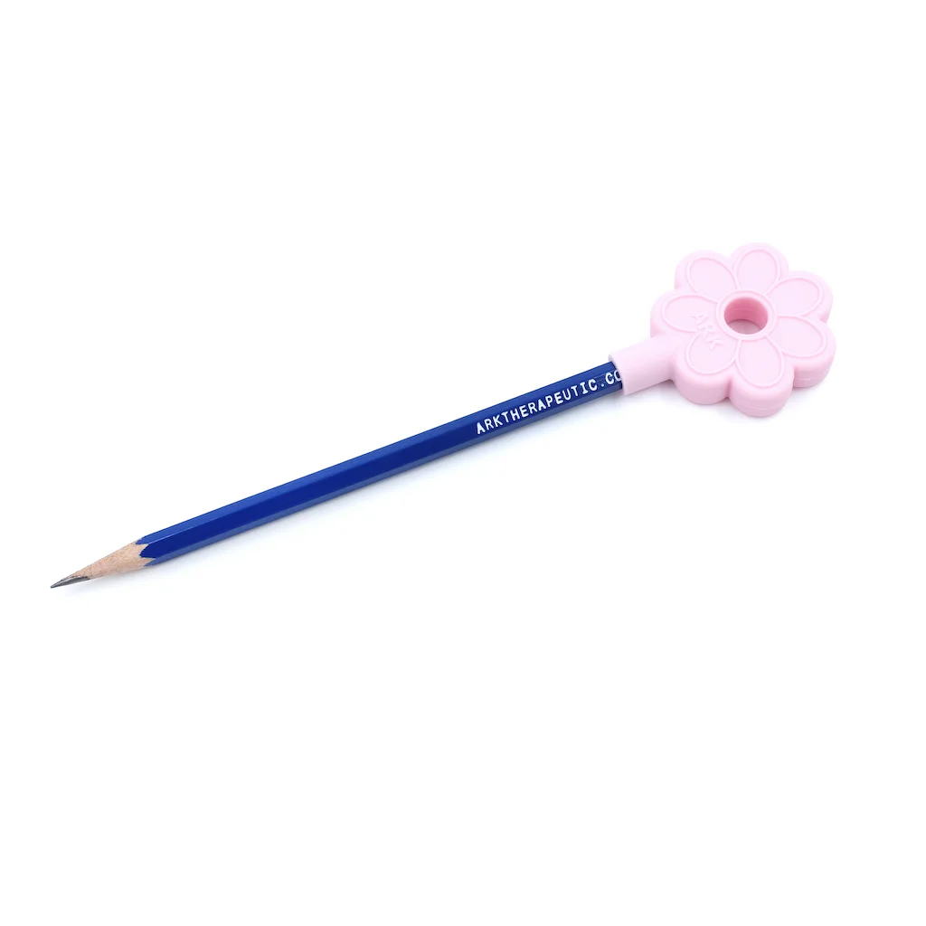 ARK Flower pencil topper – medical-grade TPE material BPA PVC phthalate lead latex-free dishwasher-safe boilable