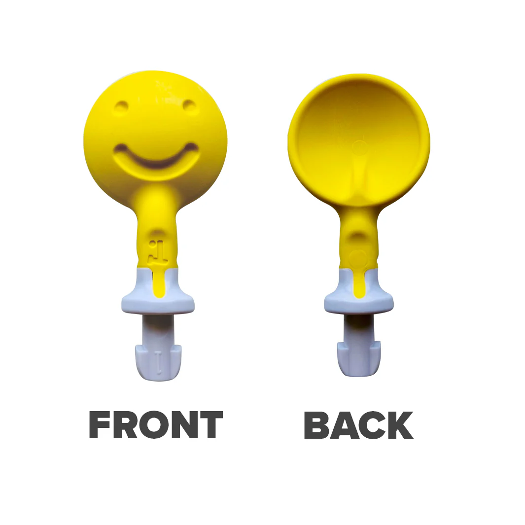 Cheerful therapy tip for speech therapy applications in children TalkTools® Sensi® Smiley Tip – Child-friendly oral motor tip