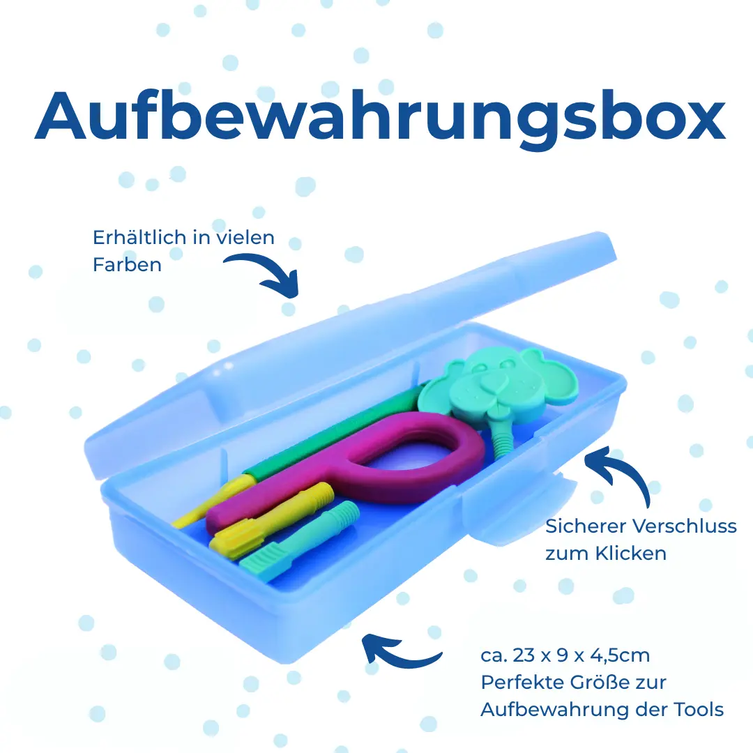 ARK Aufbewahrungsbox gross – geoeffnet, mit Innenfach fuer Z-Vibes, Aufsaetze und Zubehoer