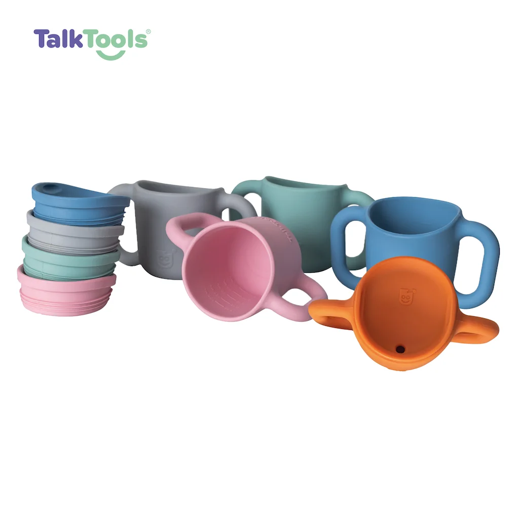 talktools itsy cup baby midline physiological drinking lip closure tongue movement speech therapy material