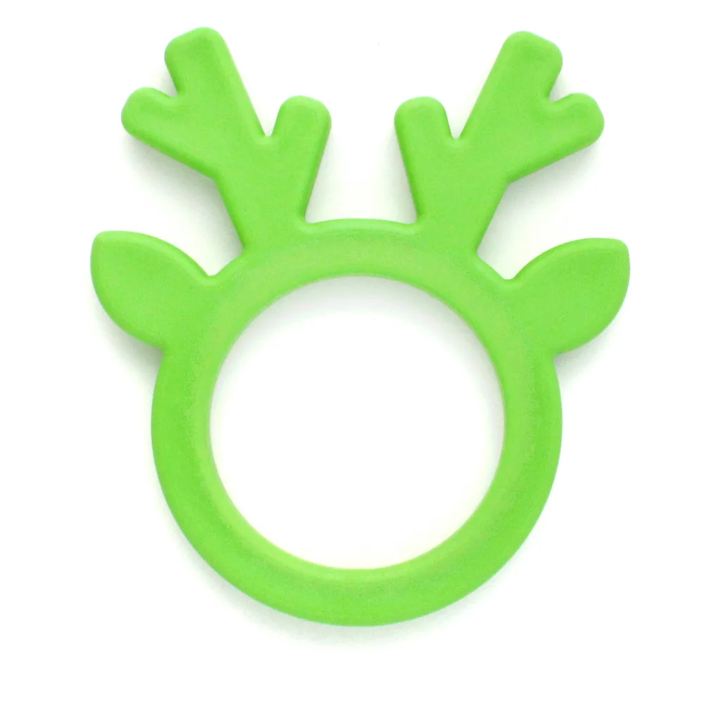 Logicana-ARK's Rentier-Beißring Logicana-Beißring-beißring Baby-Zahnen-Greifling-Kaubedürfniss-fingernägel kauen abgewöhnen