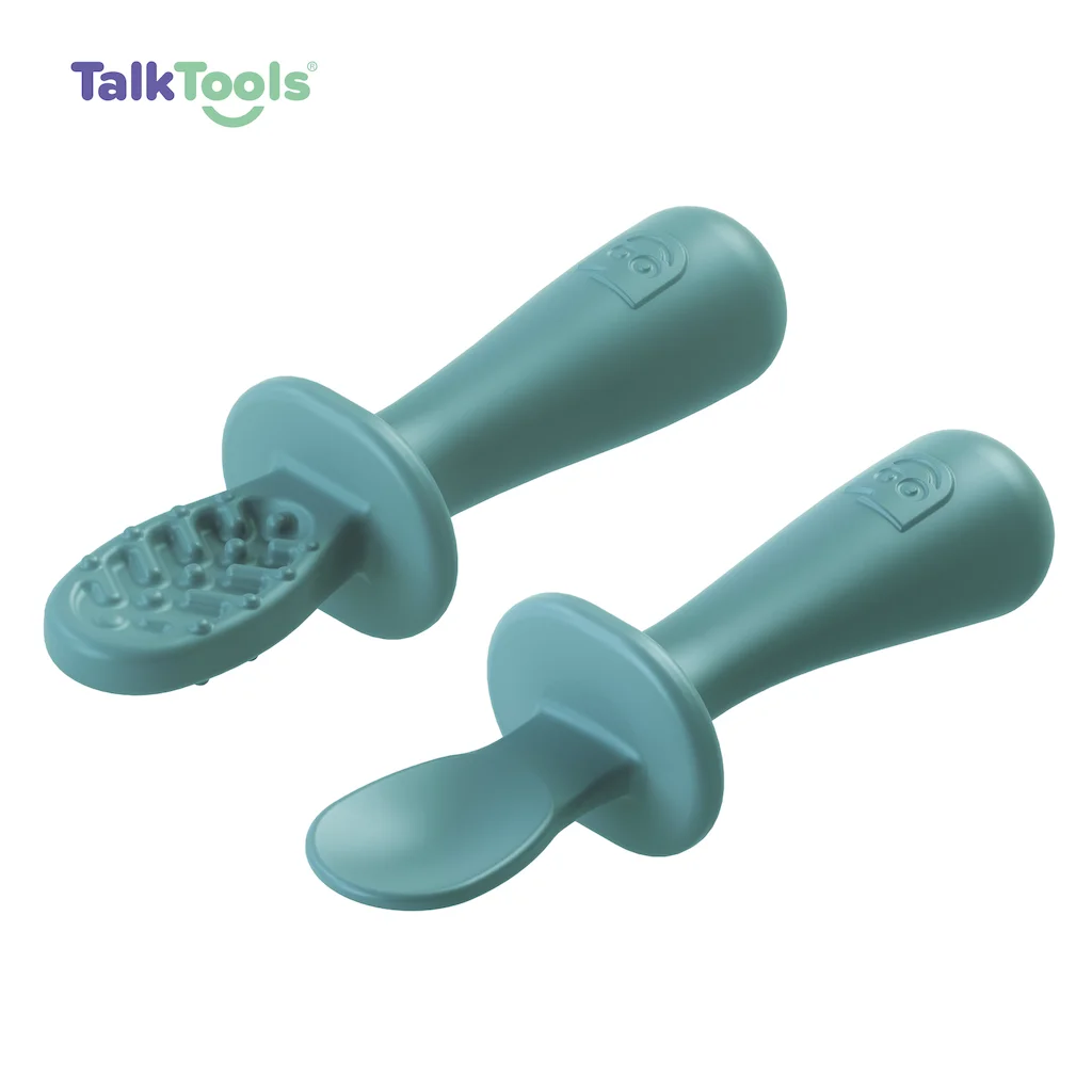 Logicana-TalkTools®-Itsy™Collection-Self Feeding-babyspoon-fine motor skills-practice grasping-baby spoon-toddler spoon