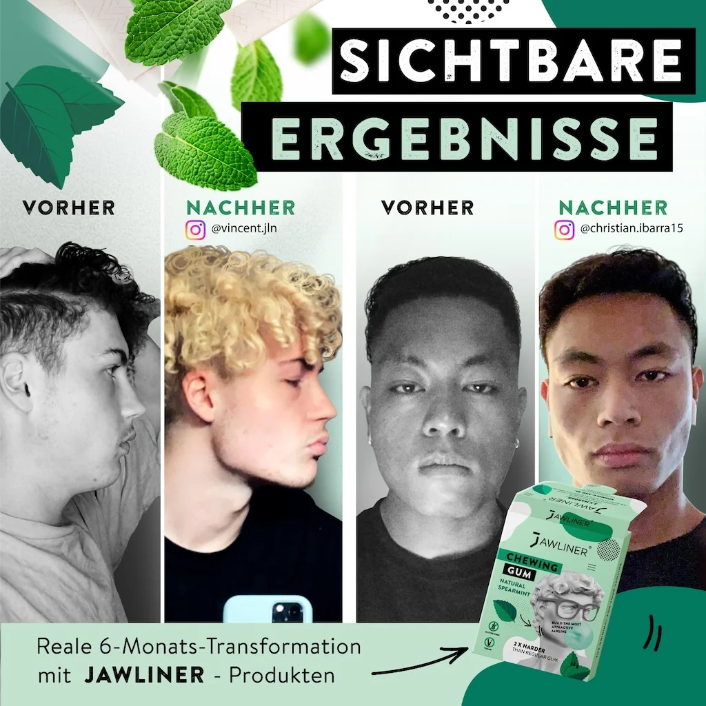 Logicana-Jawliner®-facial fitness Jawline-jawline trainer-jaw muscles-facial muscels-chewing gum-facial fitness