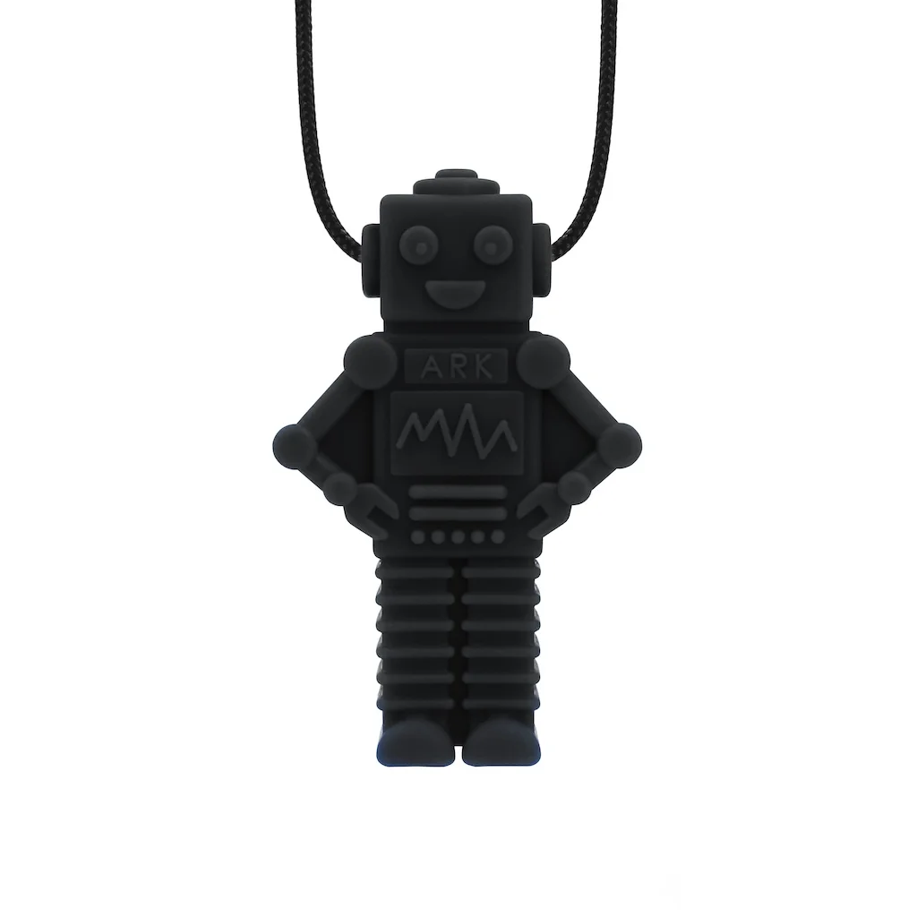 ARK RoboChew™ Chewelry – robot-shaped chew necklace in multiple toughness levels