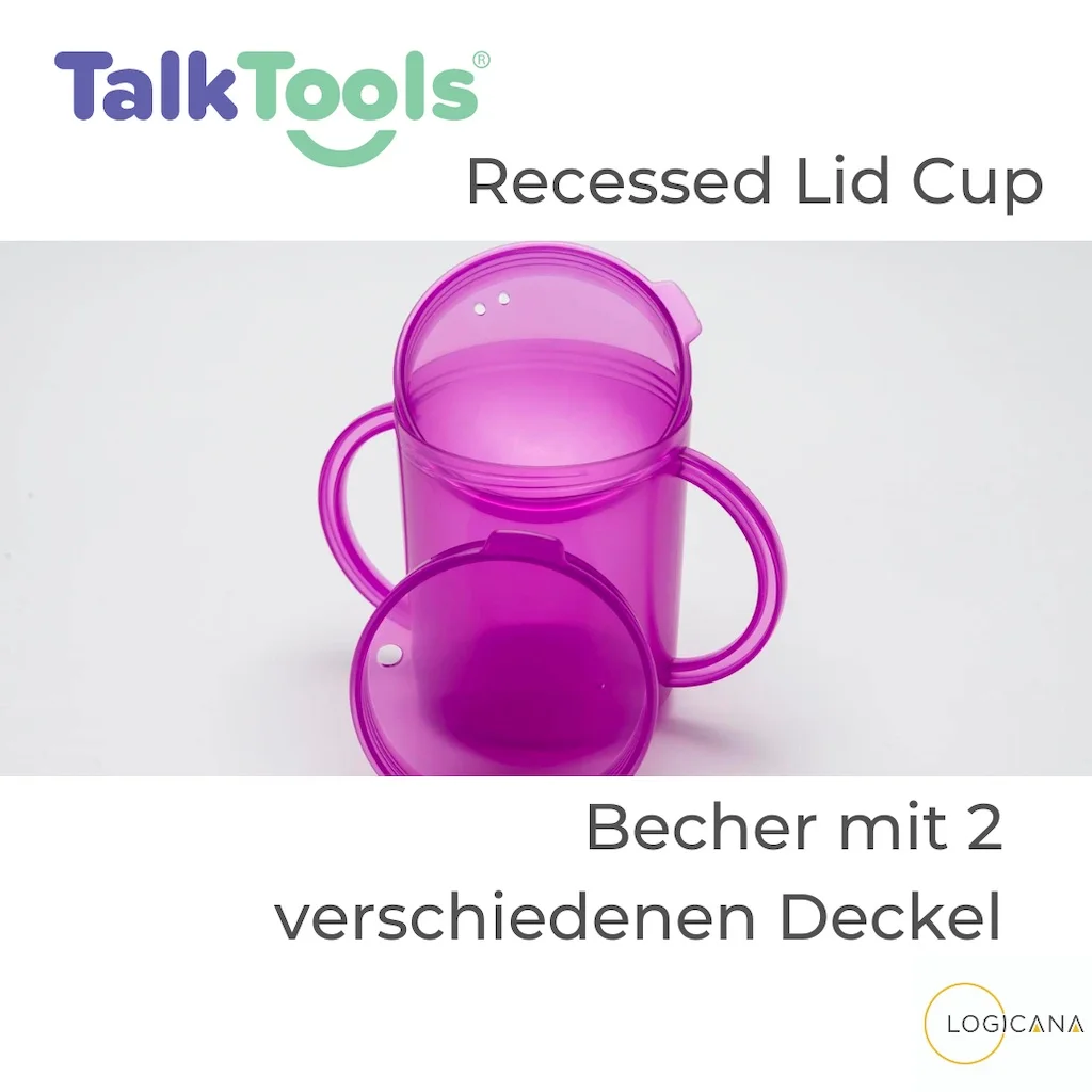 Logicana-Becher mit 2 Deckel-trinken lernen