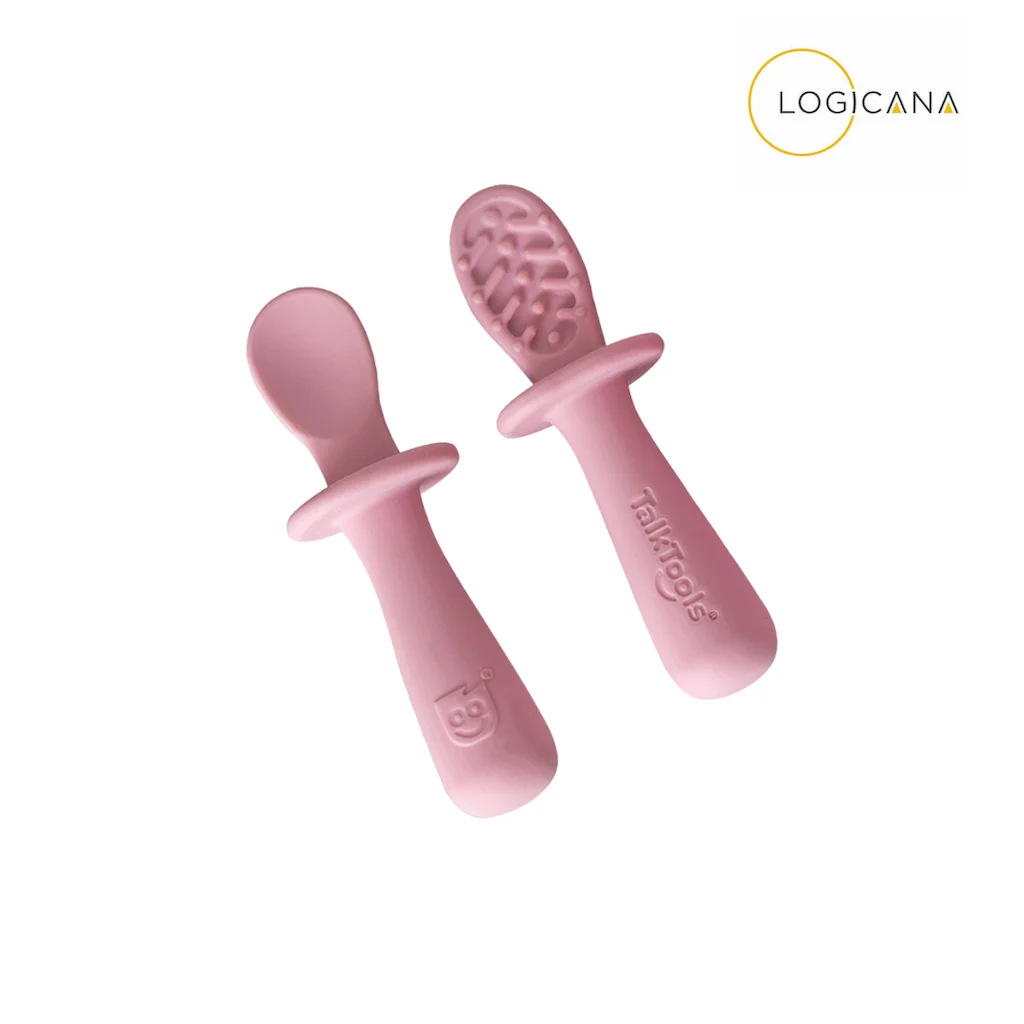 Logicana-TalkTools®-Itsy™Collection-Self Feeding-babyspoon-fine motor skills-practice grasping-baby spoon-toddler spoon