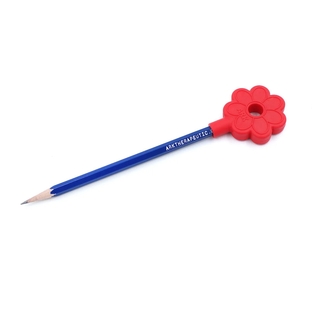 ARK Flower pencil topper – top view shows characteristic flower shape with structured petals