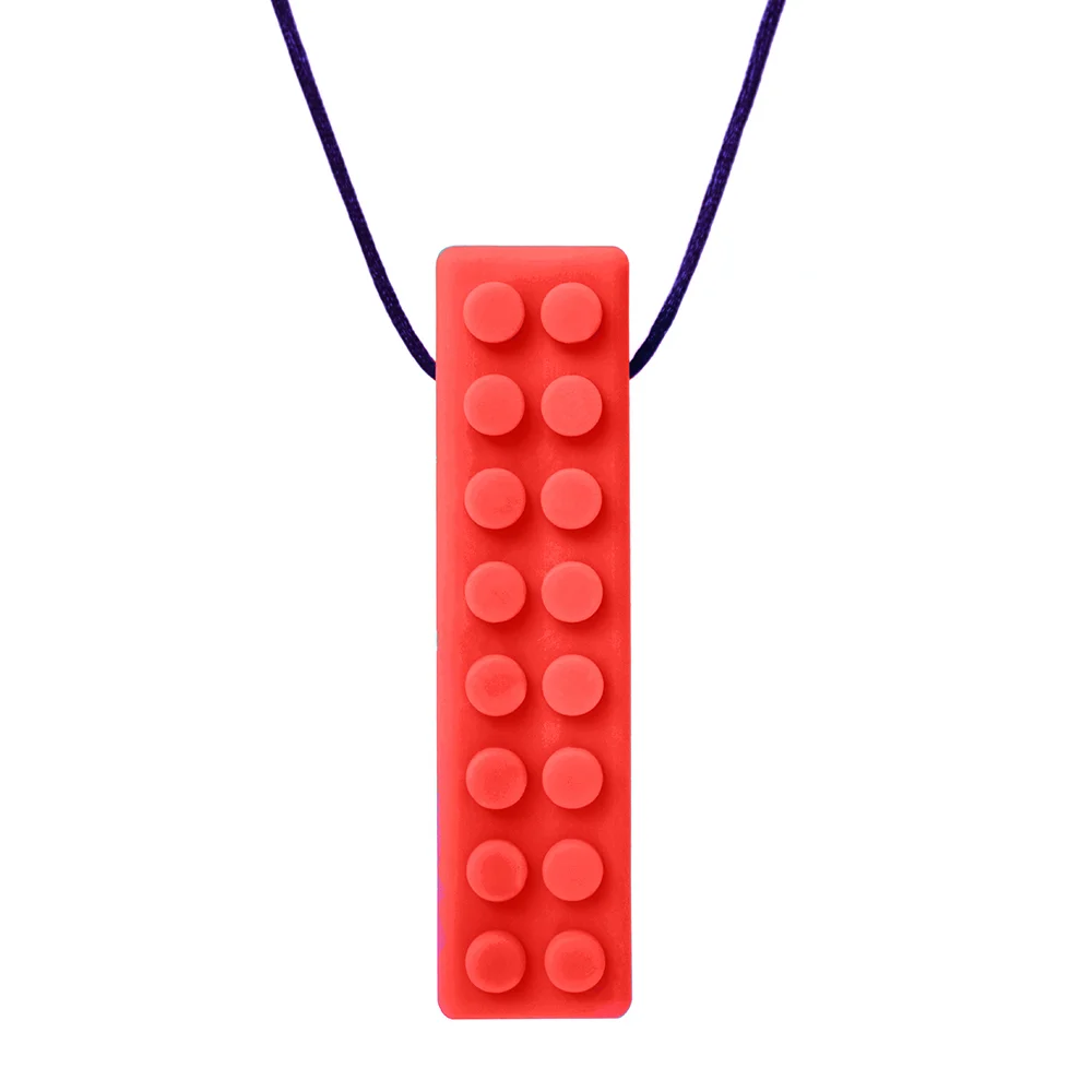 Logicana-ARK's Brick Stick® Textured Chew Necklace-chew necklace Logicana-ARK's Brick Stick® Textured Chew Necklace-chew necklace-nail biting-pencil chewing-oral fidget