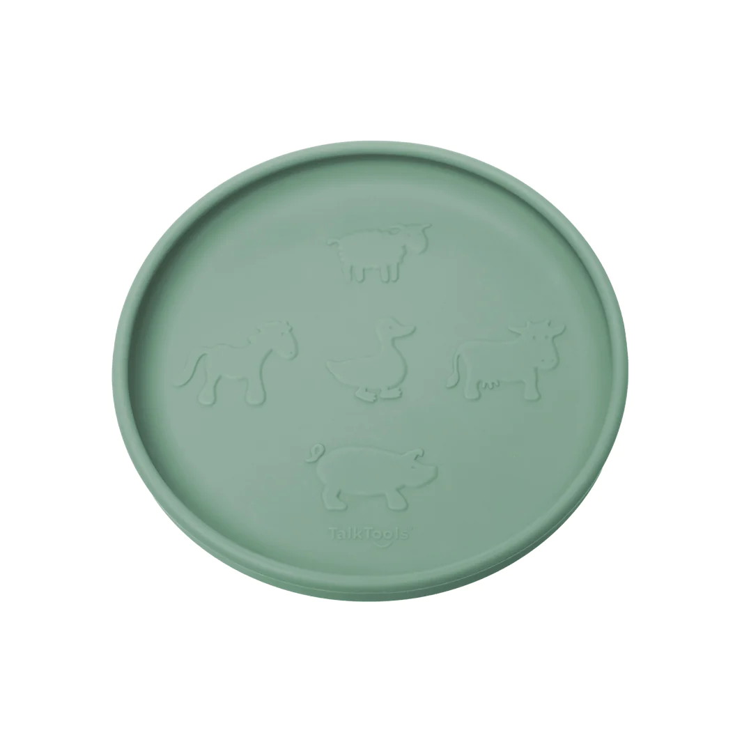 Logicana-TalkTools® Itsy Plate Lid™-self feeding Logicana-baby led weaning-self feeding-fine motor skills-sensory regulations-food exploration