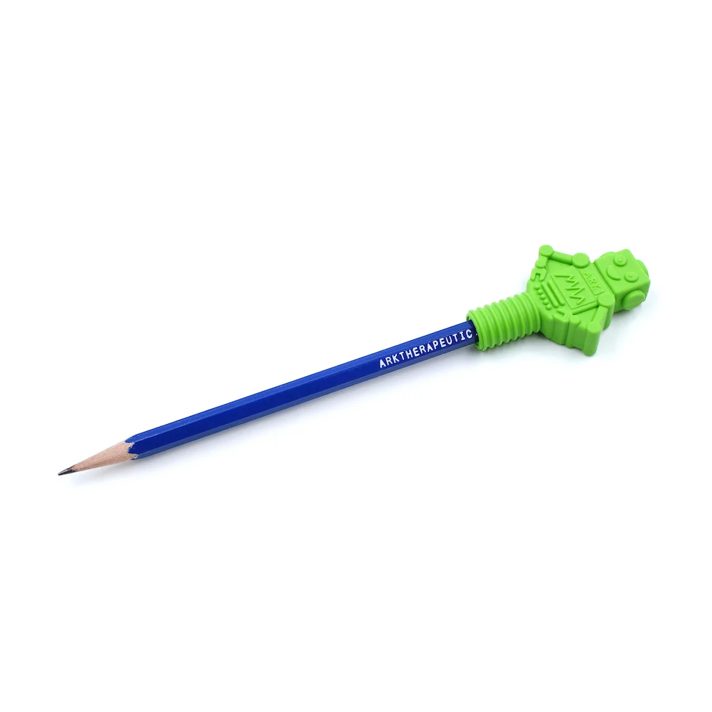 ARK RoboChew pencil topper light green XT – medium firm with deep ridges