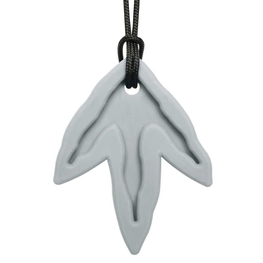 Logicana-ARK Dino Tracks™-Chew Necklace-chewelry-chew necklaces-necklace for chewing-sensory chew necklace