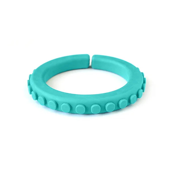 ARK Chewable Bangle textured – side view small size with tactile surface