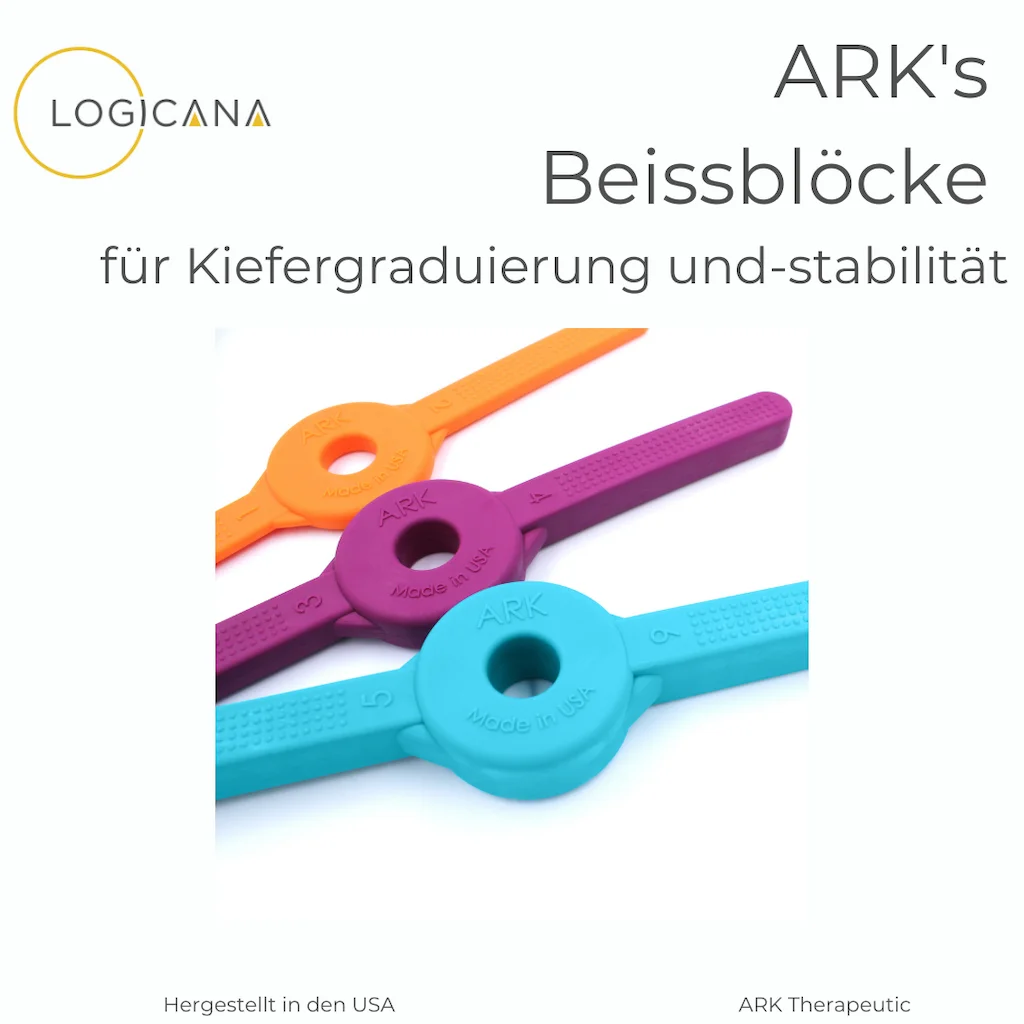 Logicana-ARK's Bite Blocks for Jaw Grading & Stability-oral motor tool