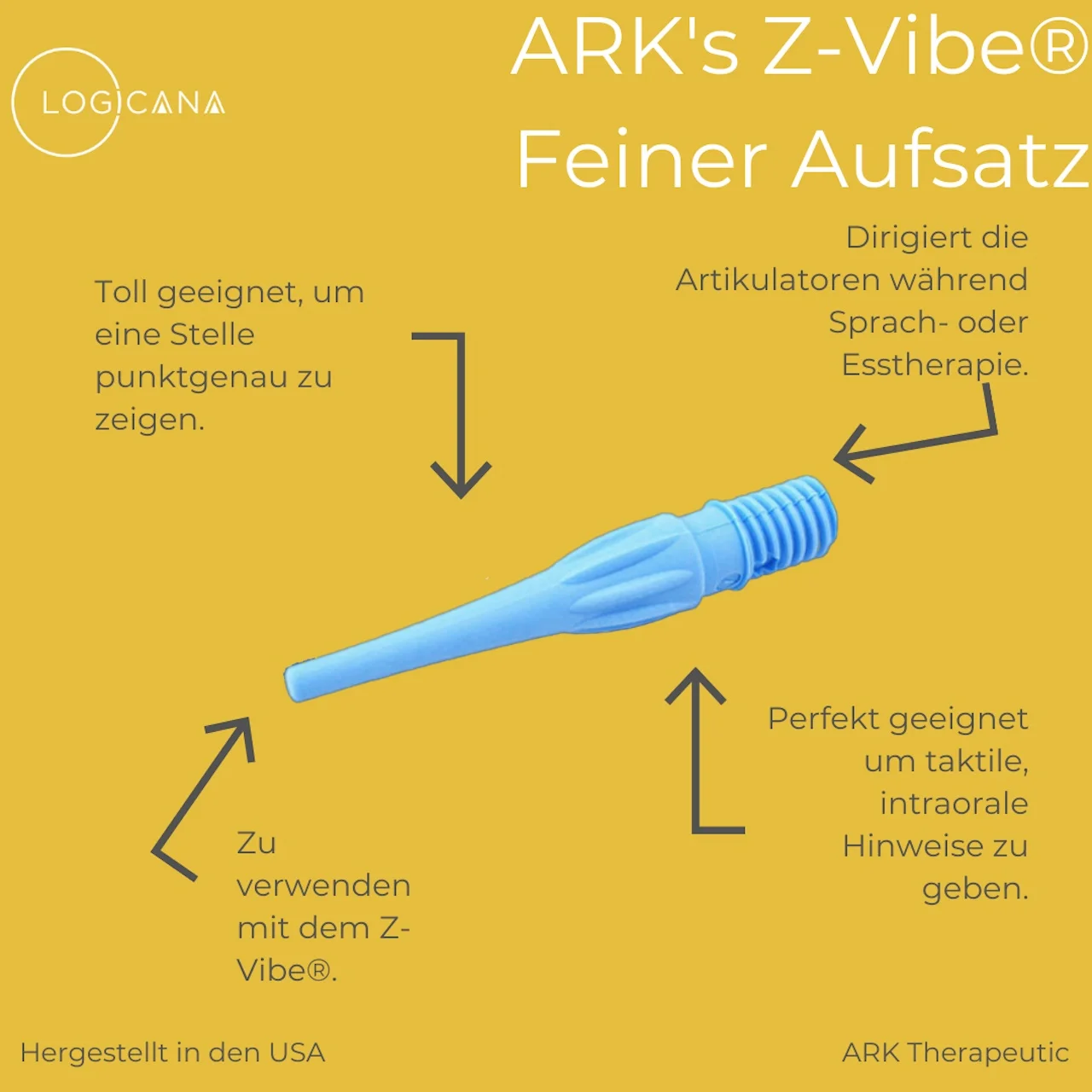 Logicana-Erklärung ARK-Z-Vibe feiner Aufsatz in blau