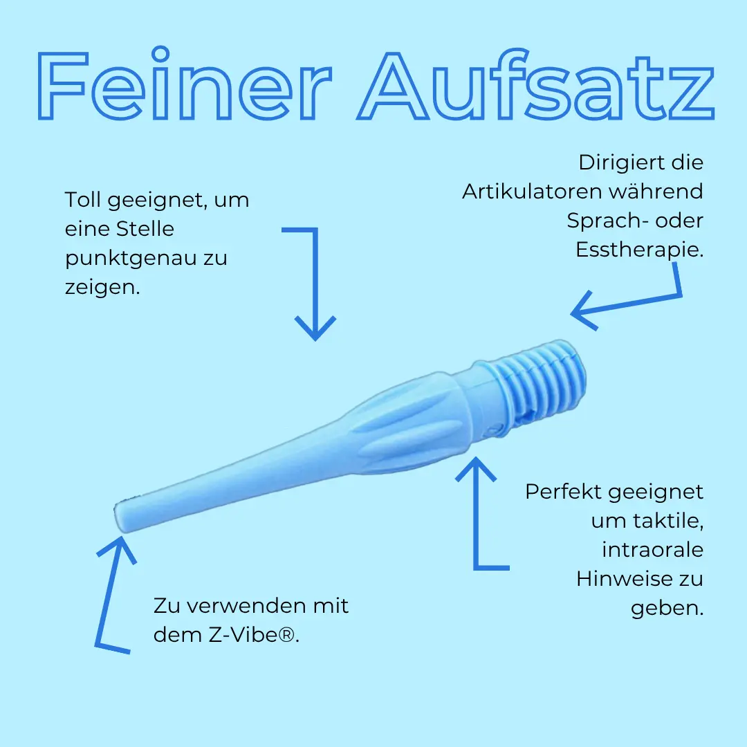 ARK Feiner Aufsatz – dünner Aufsatz für gezielte Mundhinweise und Therapie der Zungenruhelage