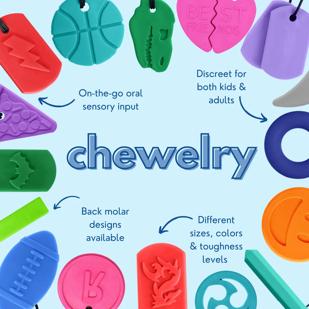 ARK Basketball Chew Necklace XXT firm front view very firm option for strong intense chewing