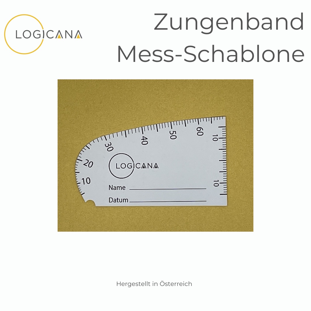 Zungenband Messschablone