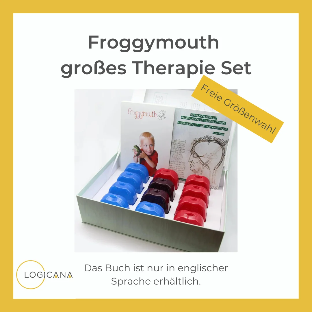 Logicana-Froggymouth®-swallowing device-nasal breathing-lip seal-atypical swallowing-tongue posture-short frenum
