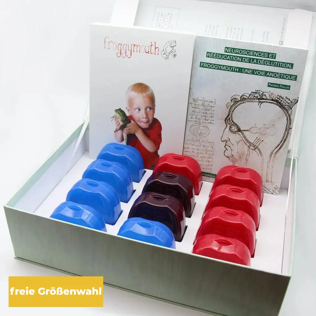 Logicana-Froggymouth-swallowing device-nasal breathing Logicana-Froggymouth®-swallowing device-nasal breathing-lip seal-atypical swallowing-tongue posture-short frenum