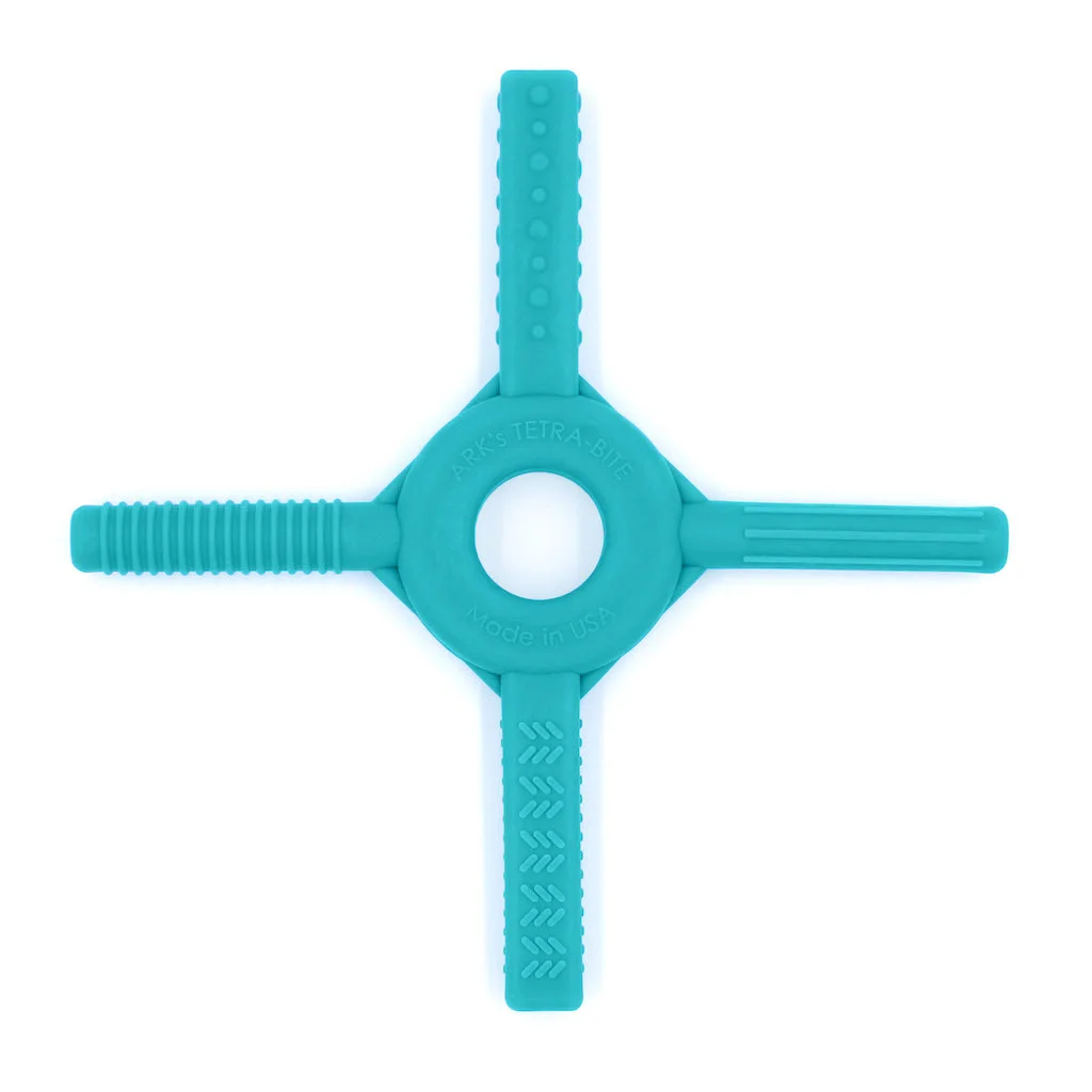 Logicana-ARK's TetraBite® Chewy Fidget-grasping toy Logicana-ARK's Tetra-Bite® Chewy Fidget-chews-oral motor chew-grasping toy