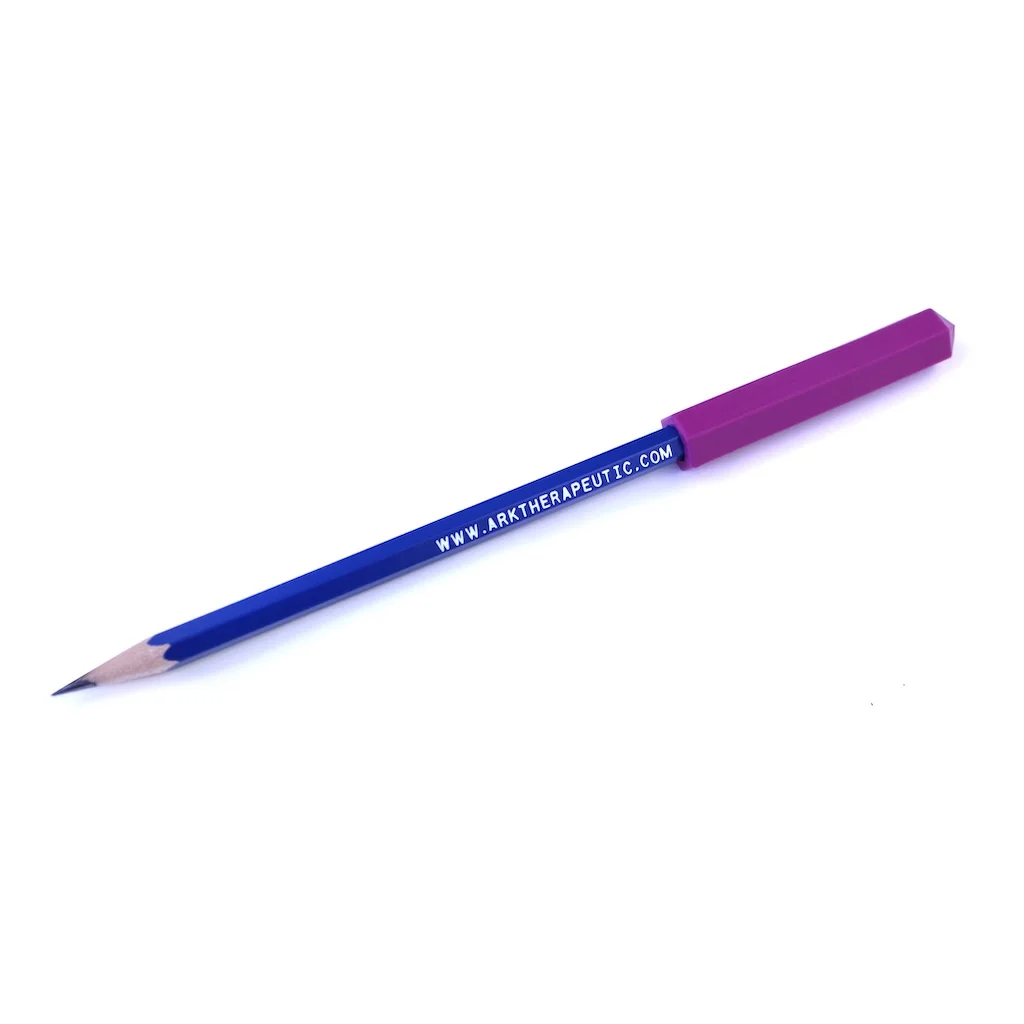 Logicana-chewable pencil topper-need to chew-chews-chewing on erasers Logicana-ARK's Krypto-Bite® Chewable Pencil Topper