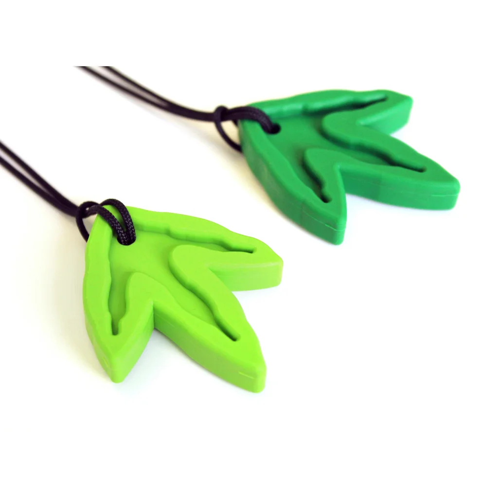 Logicana-ARK Dino Tracks™-Chew Necklace-chewelry-chew necklaces-necklace for chewing-sensory chew necklace