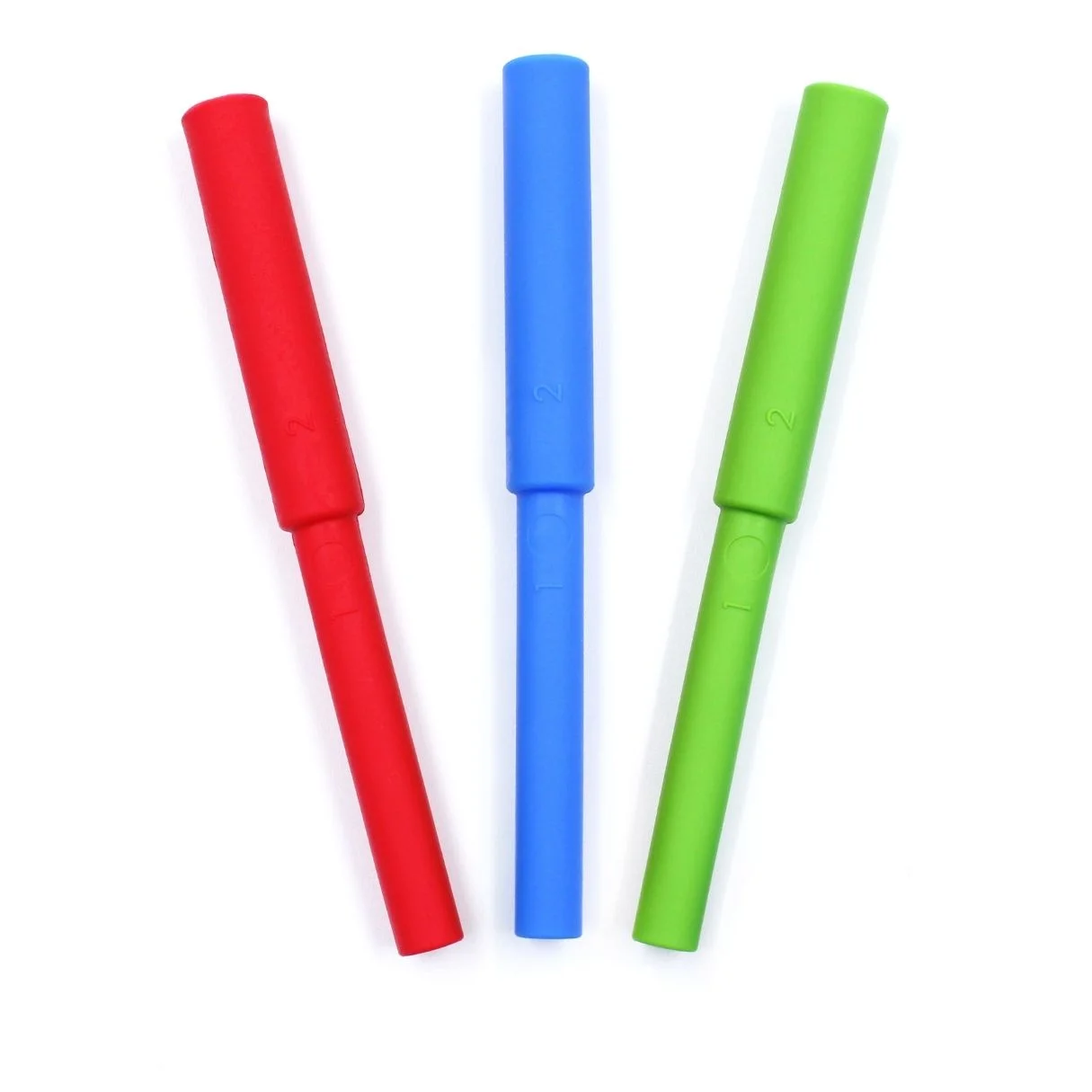 ARK Bite Tube smooth – front view hollow chew tube with two diameters