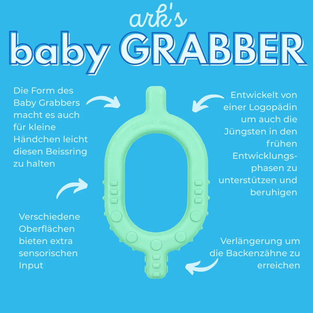 ARK Baby Grabber – empfohlenes Alter ca 5 Monate bis 2-3 Jahre, nur unter Aufsicht