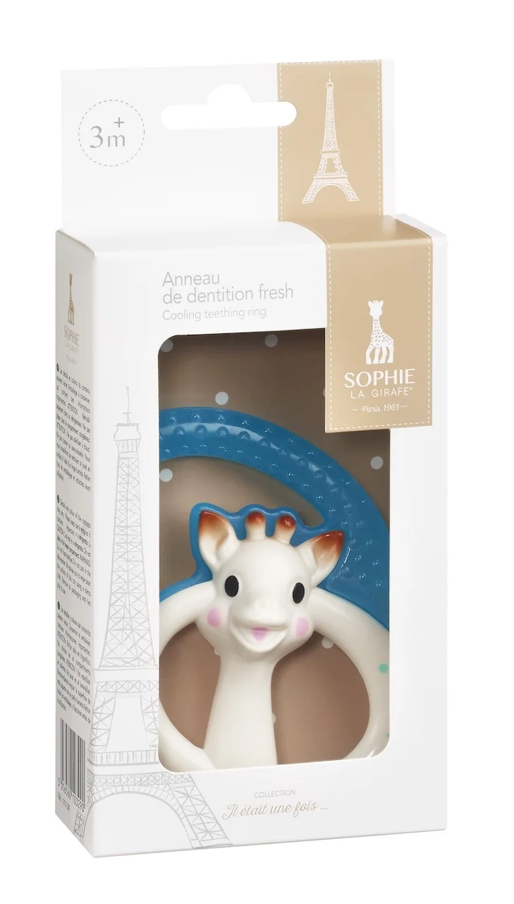 Sophie la girafe Beißring Fresh – Kühleffekt für schmerzendes Zahnfleisch Sophie la girafe Zahnungshilfe mit Kühlelement